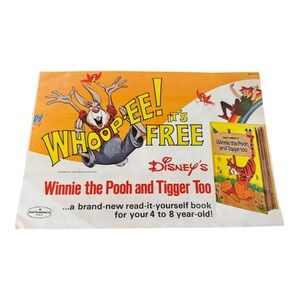 Disney's Wonderful World of Reading Book Promo Br'er Rabbit Splash Mountain‎